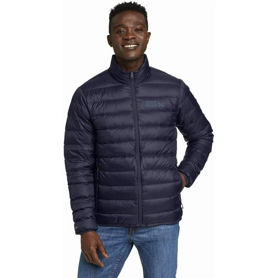 Eddie Bauer Men's Cirruslite Down Jacket, Atlantic, X-Large, Tall