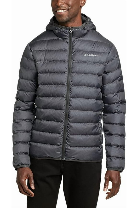 Men's Cirruslite Hooded Down Jacket, Dark Smoke, Large