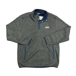 Eddie Bauer Men's Snap Button Chest Pocket 1/4 Zip Sweater