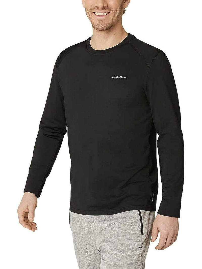 Eddie Bauer Men's Crewneck Moisture Wicking Long Sleeve T-Shirt