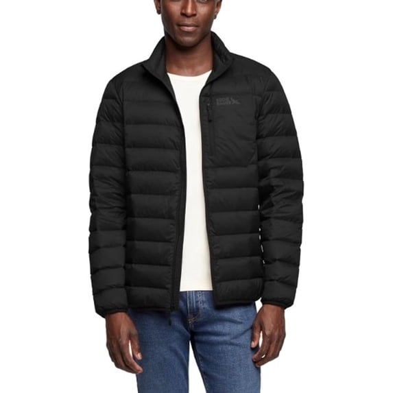 Eddie Bauer Men's Down Packable Jacket (Small, Black)