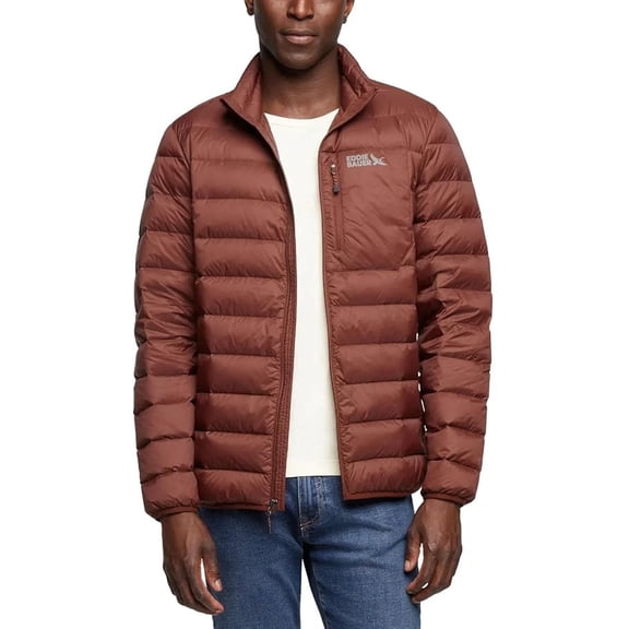 Eddie Bauer Men's Down Packable Jacket (Small, Red)