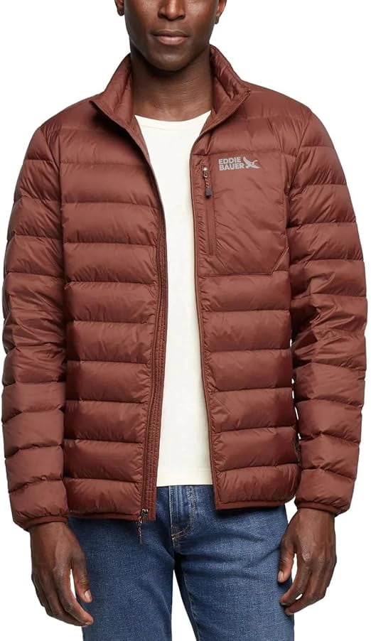 Eddie Bauer Men's Down Packable Jacket (XX-Large, Red) - Walmart.com