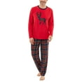 thumbnail image 1 of Eddie Bauer Men's Family Matching Pajama Set (Red, Large), 1 of 4