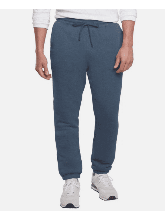 Men's Faux Shearling Lined Jogger Blue 2XL