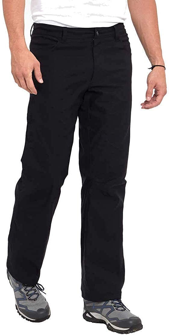 Eddie Bauer Men's Fleece Lined Pant (Black, 40W x 32L