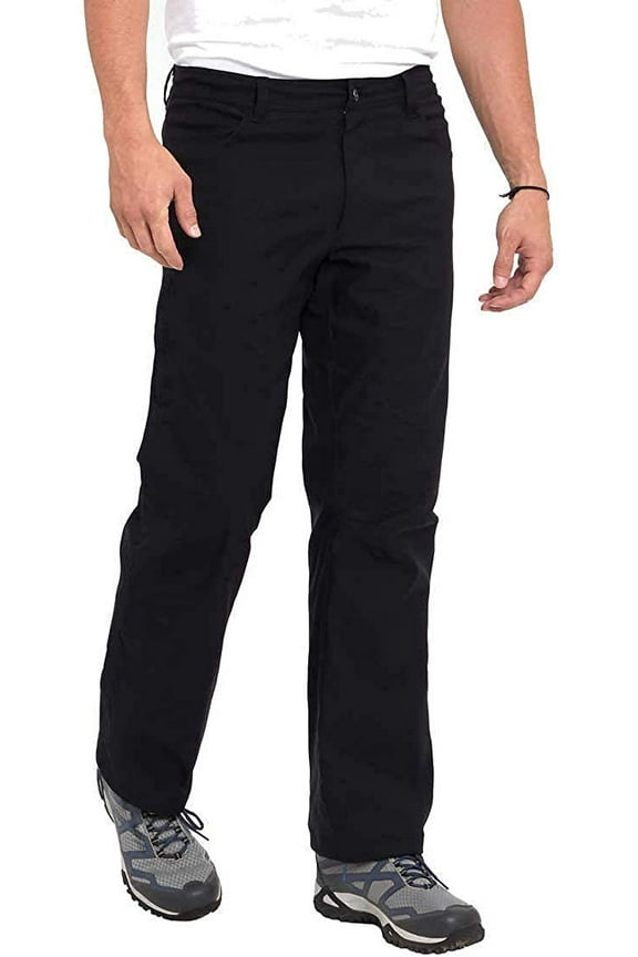 Men's Fleece Lined Pant (Black, 40W x 32L)