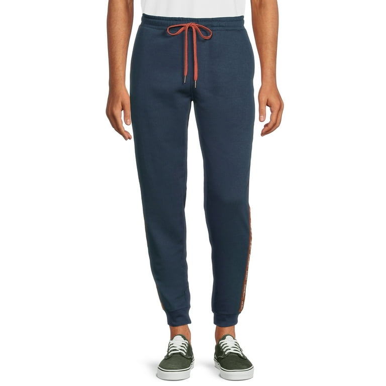 Eddie Bauer Men s Fleece Logo Stripe Joggers Walmart