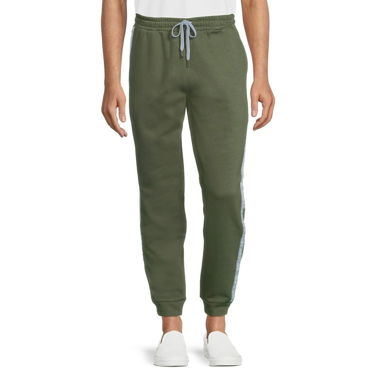 Eddie Bauer Men s Fleece Logo Stripe Joggers Walmart