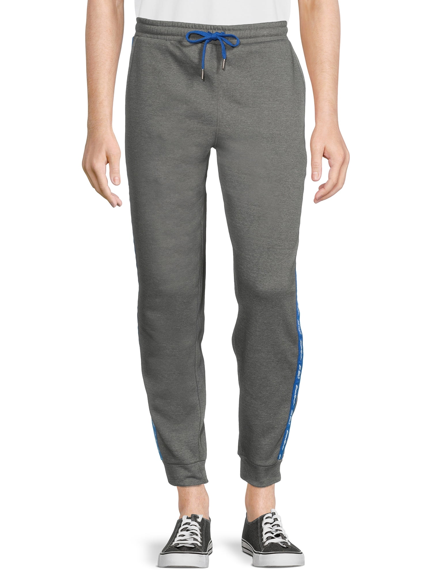 Eddie Bauer Men's Fleece Logo Stripe Joggers 