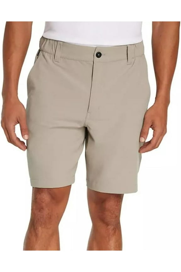 Men's Flex Waist Tech Short (Khaki,Small)