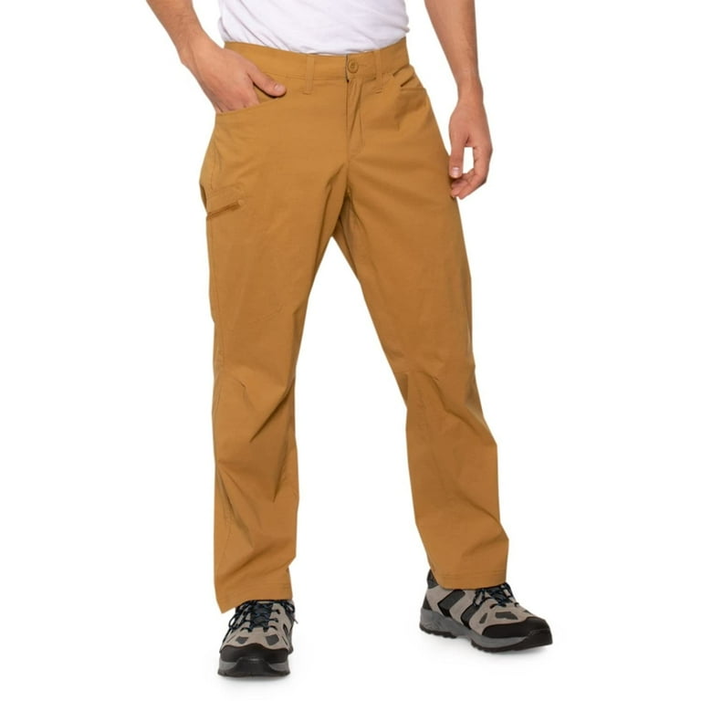 Eddie Bauer Men's Guide Pro Rainier Pants, Burlwood Rainier, 34W x