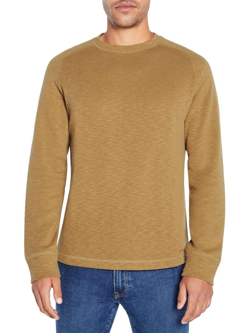 Eddie Bauer Men's Long Sleeve Crew Neck Double Knit Sweater