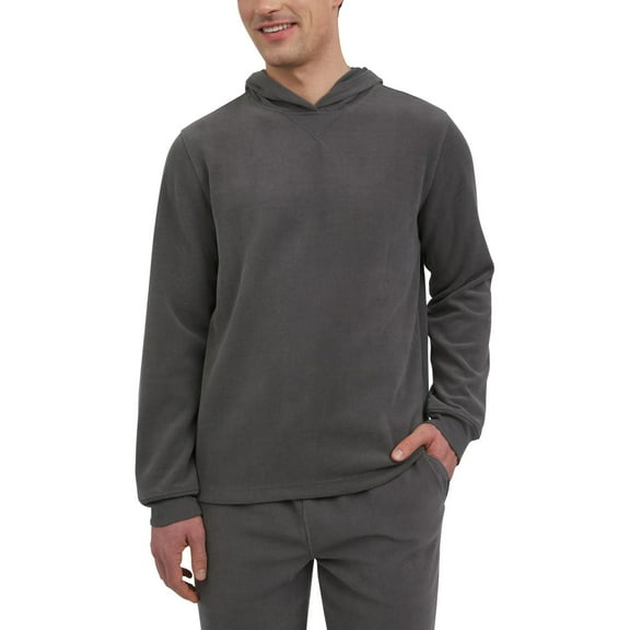 Eddie Bauer Men’s Everyday Pullover Lounge Hoodie (US, Alpha, Small, Regular, Regular, Gray)