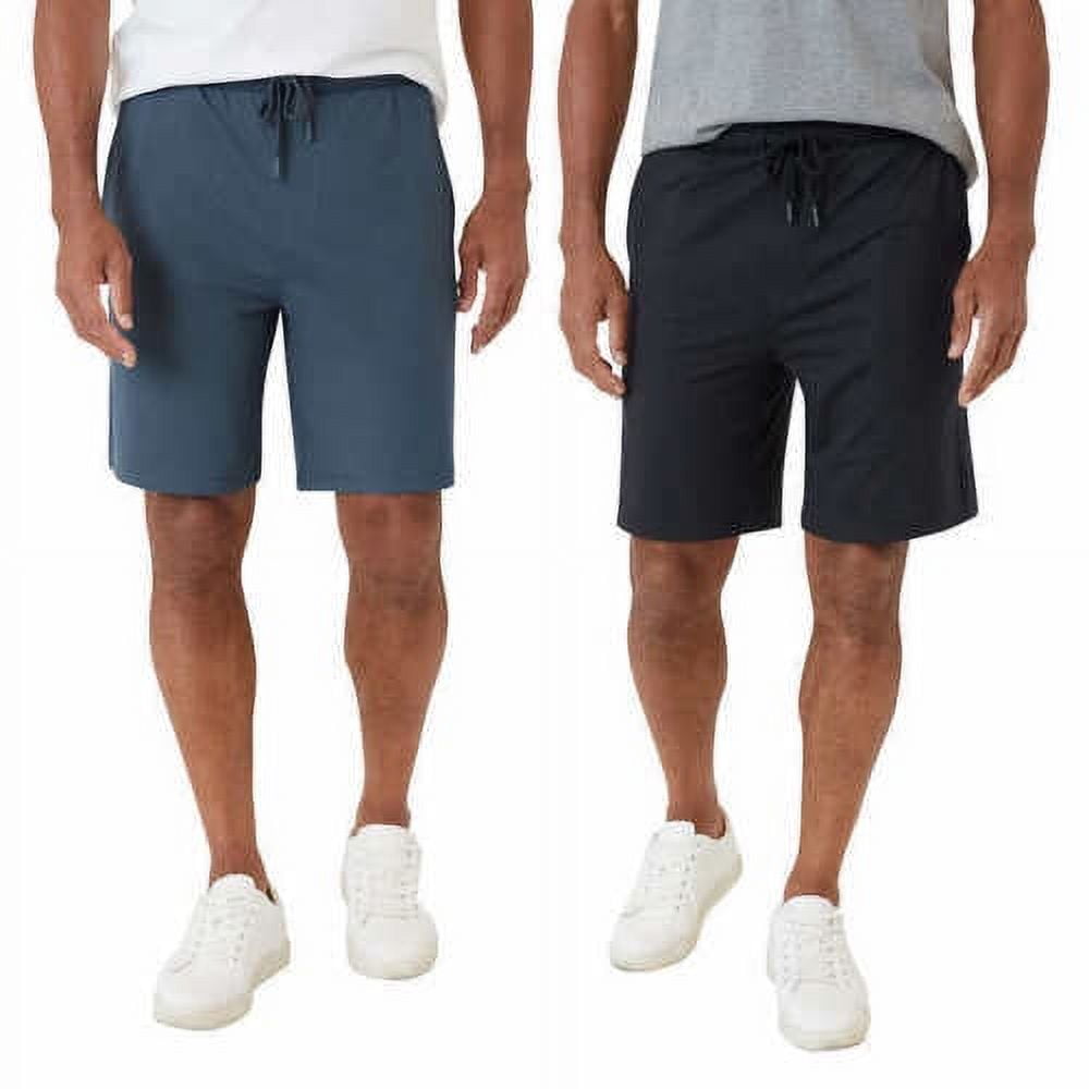 Eddie Bauer Menâ€™s Lounge Shorts, 2Pack, Recycled Polyester, Multiple