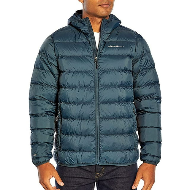 Eddie Bauer Men's Microlight III 650 Fill Down Packable Hooded Jacket