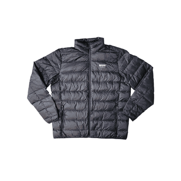 Eddie Bauer Men's Microlight IV Down Packable Jacket (Caviar/Maroon, XXL)
