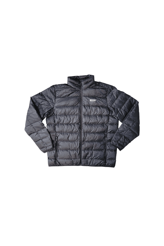 Men's Microlight IV Down Packable Jacket (Caviar/Maroon, XXL)