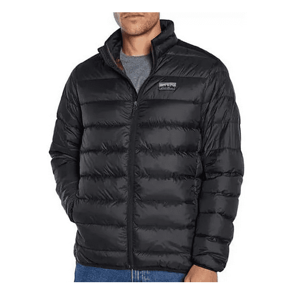 Eddie Bauer Men's Microlight IV Packable Down Jacket US, Alpha, Small, Regular, Regular, Caviar