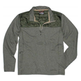 thumbnail image 1 of Eddie Bauer Men’s Mixed Media ¼ Zip Pullover (Dark Loden Heather, XL), 1 of 1