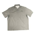 thumbnail image 1 of Eddie Bauer Men's Moisture Wicking Woven Tech Short Sleeve Shirt (Gargoyle, XXL), 1 of 1