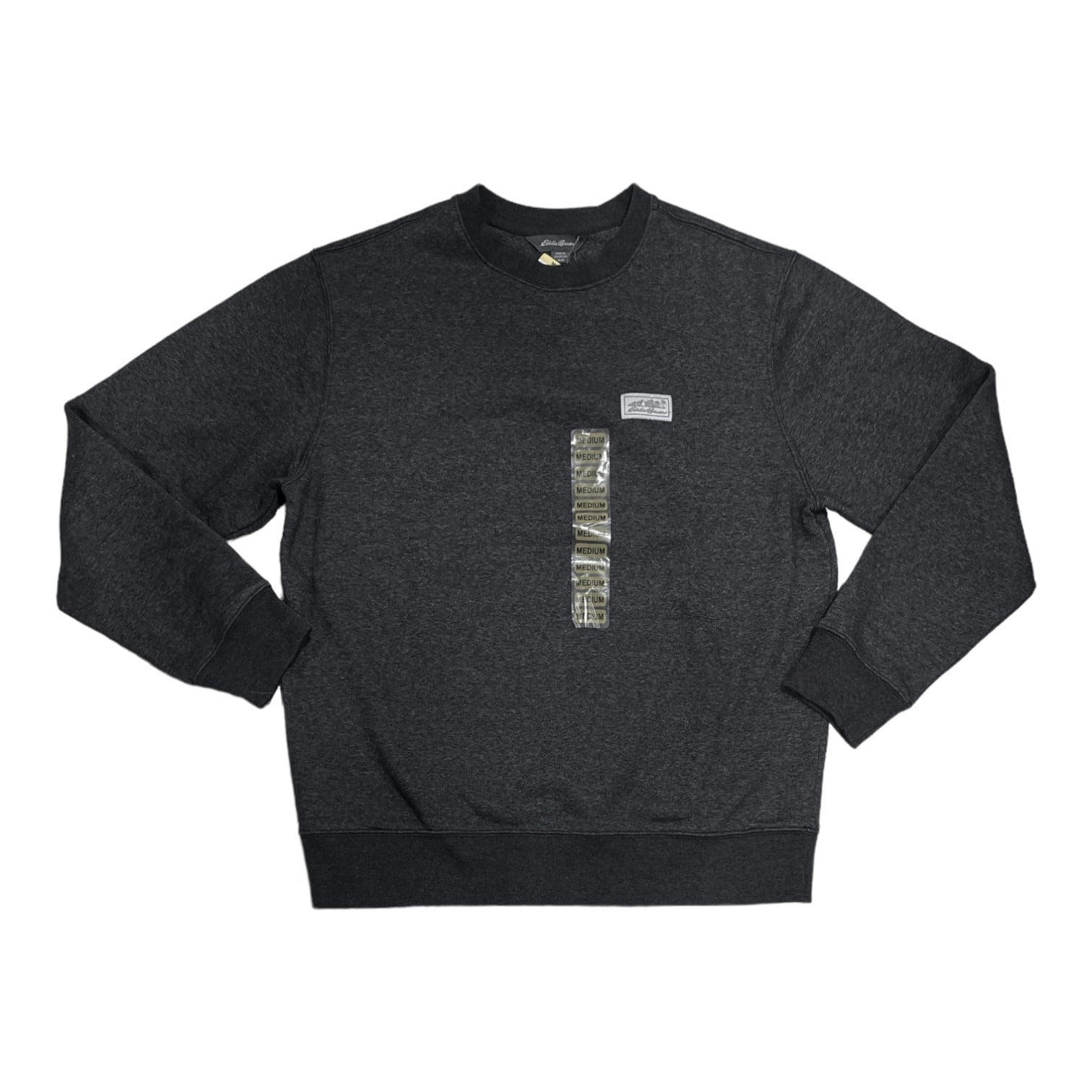 Eddie Bauer Men s Outdoor Heavyweight Crewneck Sweatshirt Heather Black XXL Walmart