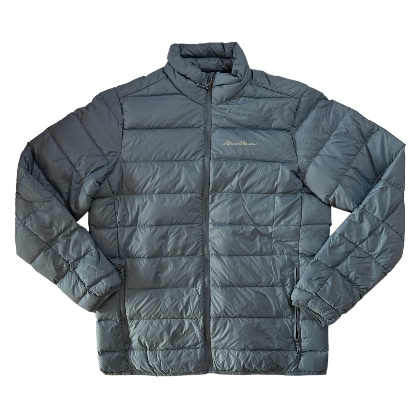 Eddie Bauer Men's Packable FullZip Funnel Neck Down Filled Jacket