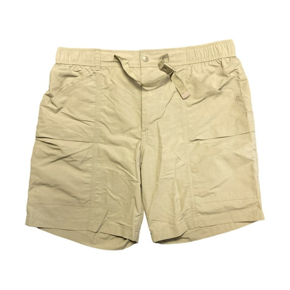 Eddie Bauer Men's Pull On Moisture Wicking UPF  50 Ripstop Tech Short (Aloe, XXL)