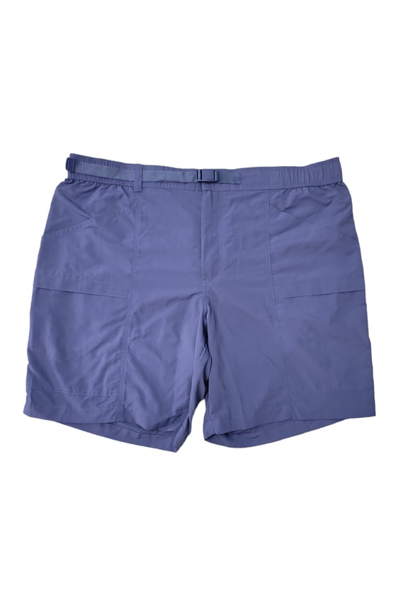 Men's Pull On Moisture Wicking UPF+ 50 Ripstop Tech Short (Deep Cobalt, XL)