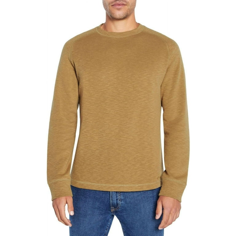 Eddie Bauer Men's Relaxed Fit Double Knit Shirt, Crewneck Soft