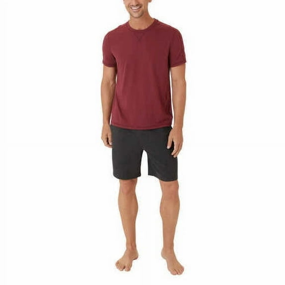 Eddie Bauer Men's Short Sleeve Crew Neck 2-piece Lounge Set