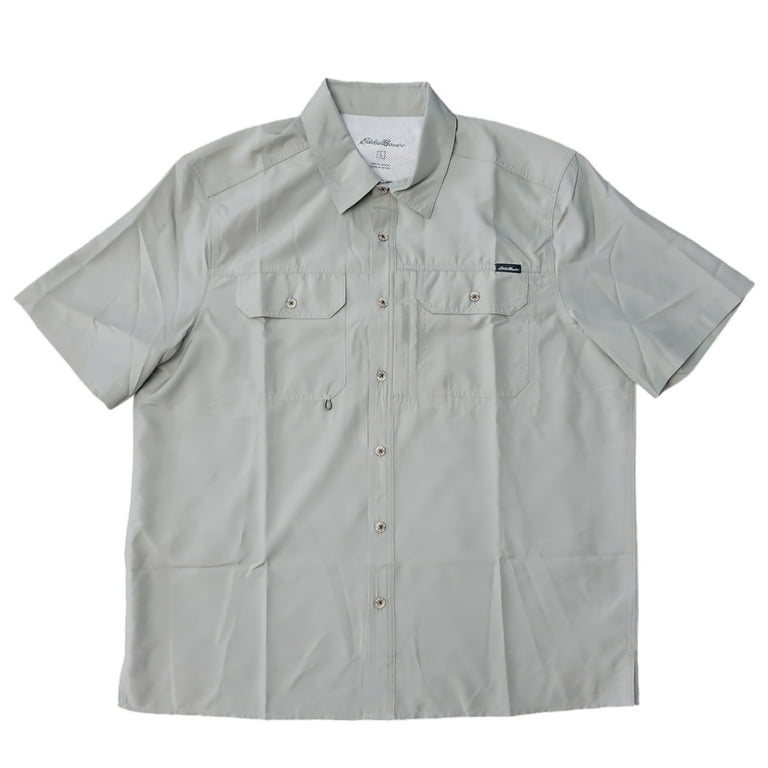 Eddie Bauer Men's Short Sleeve Moisture Wicking Woven Tech