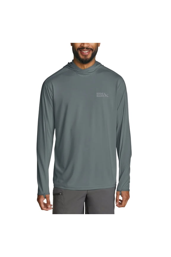 Men’s Solarfoil UPF 50 Quick Dry Performance Hoodie Pullover (Blue, Medium)