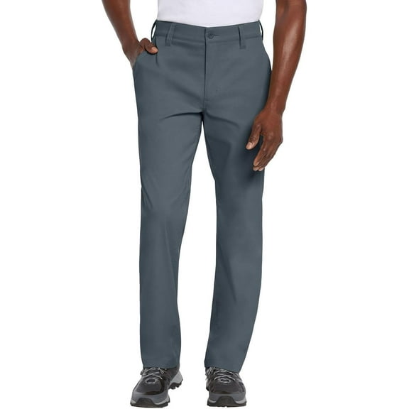Eddie Bauer Men's Tech Chino Pant – Lightweight Water-Resistant Stretch, Active Fit Casual Outdoor Hiking Travel Pants (Blue, 38Wx32L)