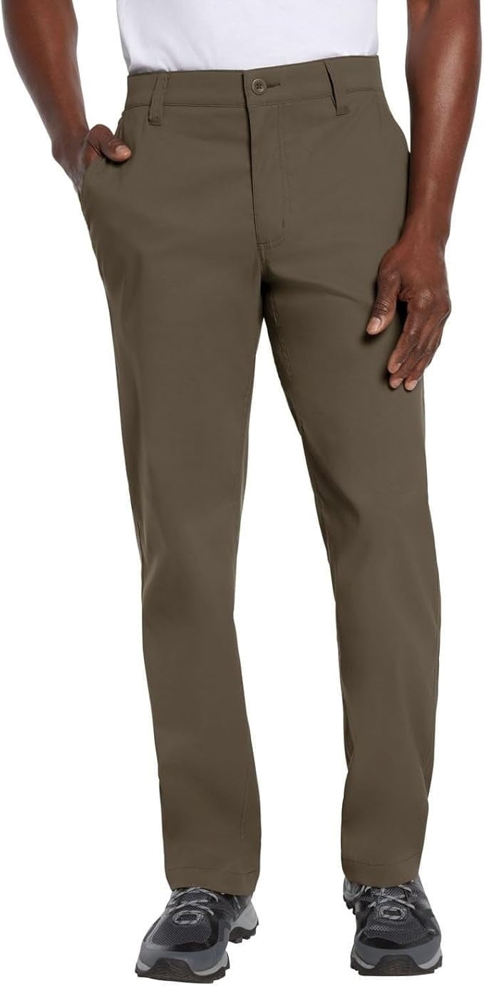Eddie Bauer Men's Tech Chino Pant – Lightweight Water-Resistant Stretch ...