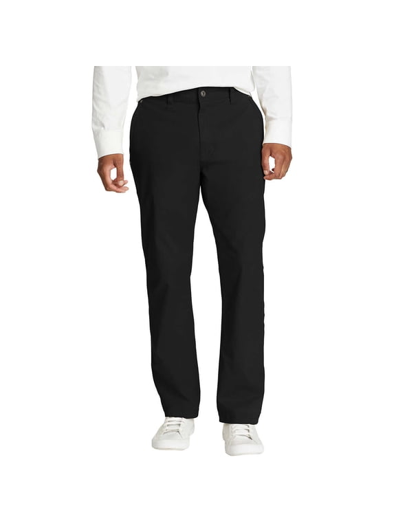 Mens Two-Way Stretch Canvas Utility Pants, Black 32 x 32