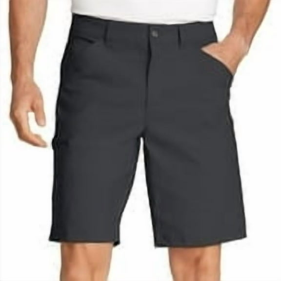 Eddie Bauer Mens UPF 50 Classic Fit Stretch Lightweight Tech Short (Black, 34)