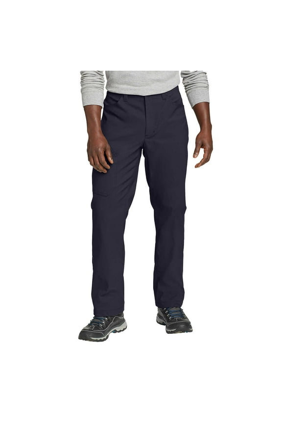 Men's UPF 50+ Fleece Lined Tech Pant, Dark Blue 36 x 32