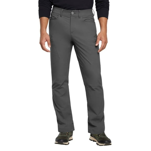 Eddie Bauer Men's Warm Stretch Pants (Grey, 40W x 32L)