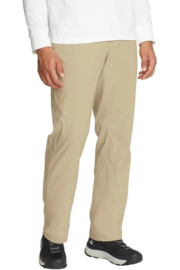 Mens Water-Repellent Two Way Stretch Rainier Tech Pant, Tan, 40W 34L