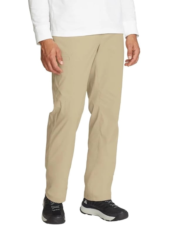 Mens Water-Repellent Two Way Stretch Rainier Tech Pant, Tan, 40W 34L