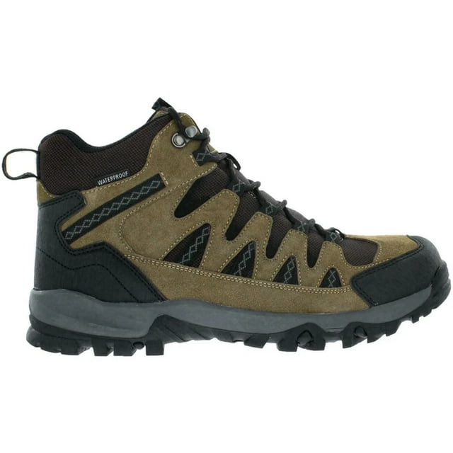 Eddie Bauer Men's Waterproof Ridgeline Leather Hiking Boot (Brown, 9 ...