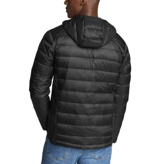 Eddie Bauer Men's Winter Jacket - Puffer Coat with Hood - Down Jacket For Outdoor (Black, S)