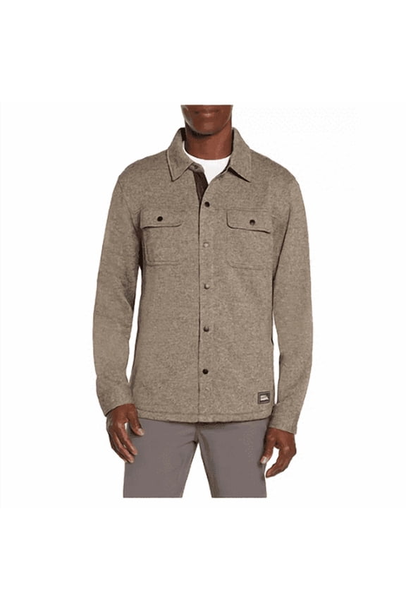Men's XX-Large Turkish Coffee Sweater Fleece Shirt Jacket