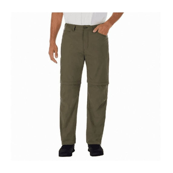 Eddie Bauer Mens Lightweight Convertible Pant (32Wx32L, Slate Green) 1537466