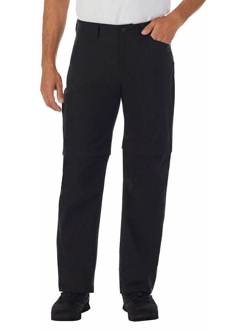 Eddie Bauer Mens Lightweight Convertible Pant (Black 34x32