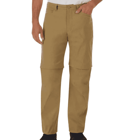 Eddie Bauer Mens Lightweight Convertible Pant. Saddle, 36x32