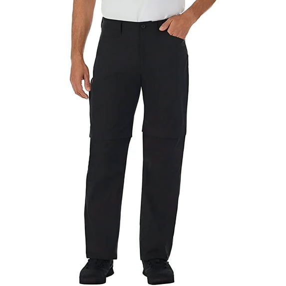 Eddie Bauer Mens Lightweight Convertible Pants (Black, 40x30)