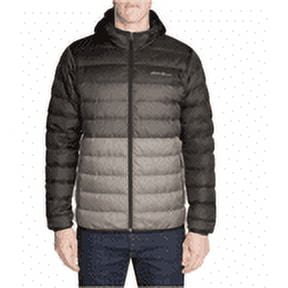 Eddie Bauer Mens Puffer Jacket Gray Black Medium Walmart