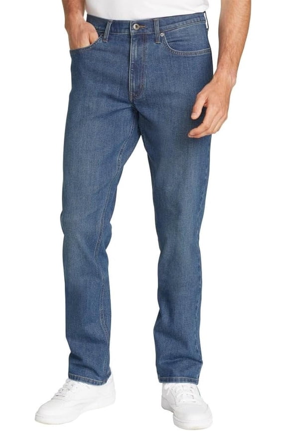 Mens Regular Fit Stretch Jean , Blue, 36 x 30
